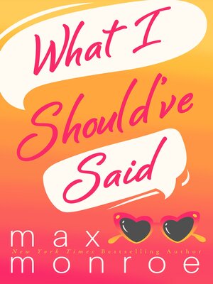 What I Should've Said - ebook